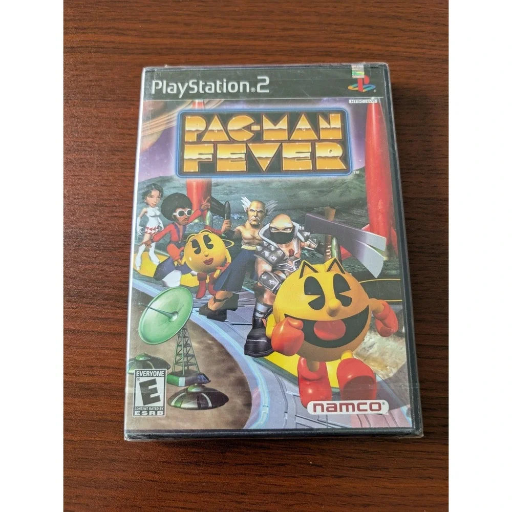 Pac-Man Fever Black Label NAMCO Sony Playstation 2 PS2 Brand NEW SEALED!